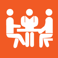 Logo réunion de travail